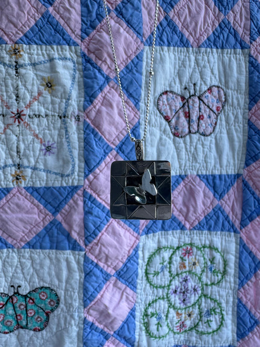 Butterfly quilt square