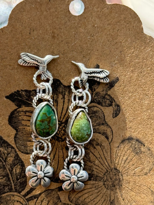 Sonoran Hummingbird Earrings