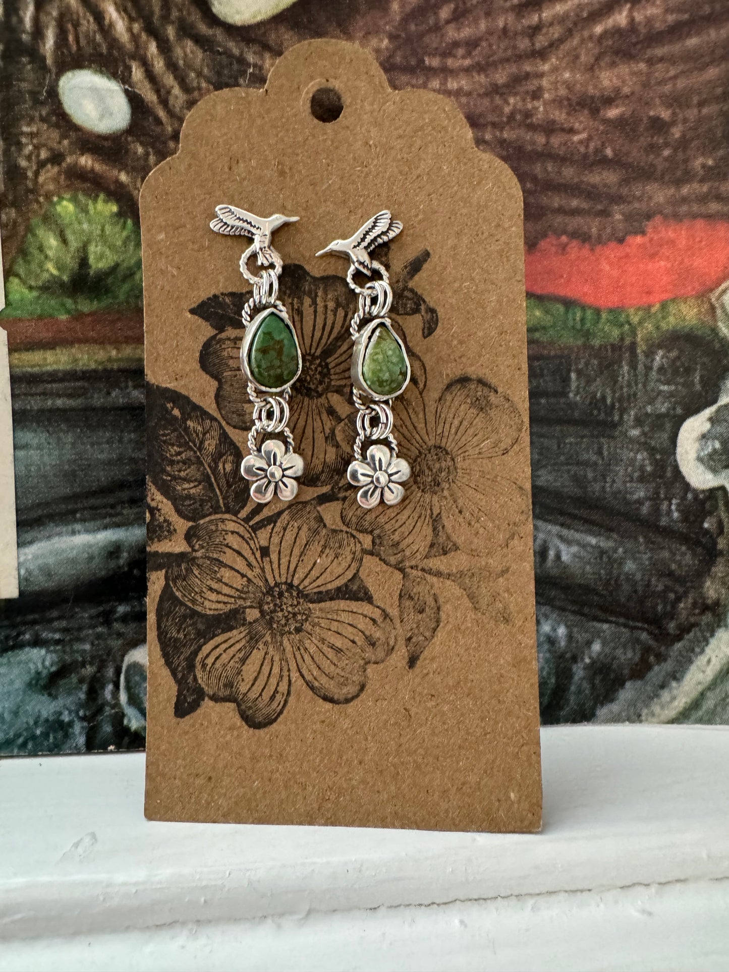 Sonoran Hummingbird Earrings